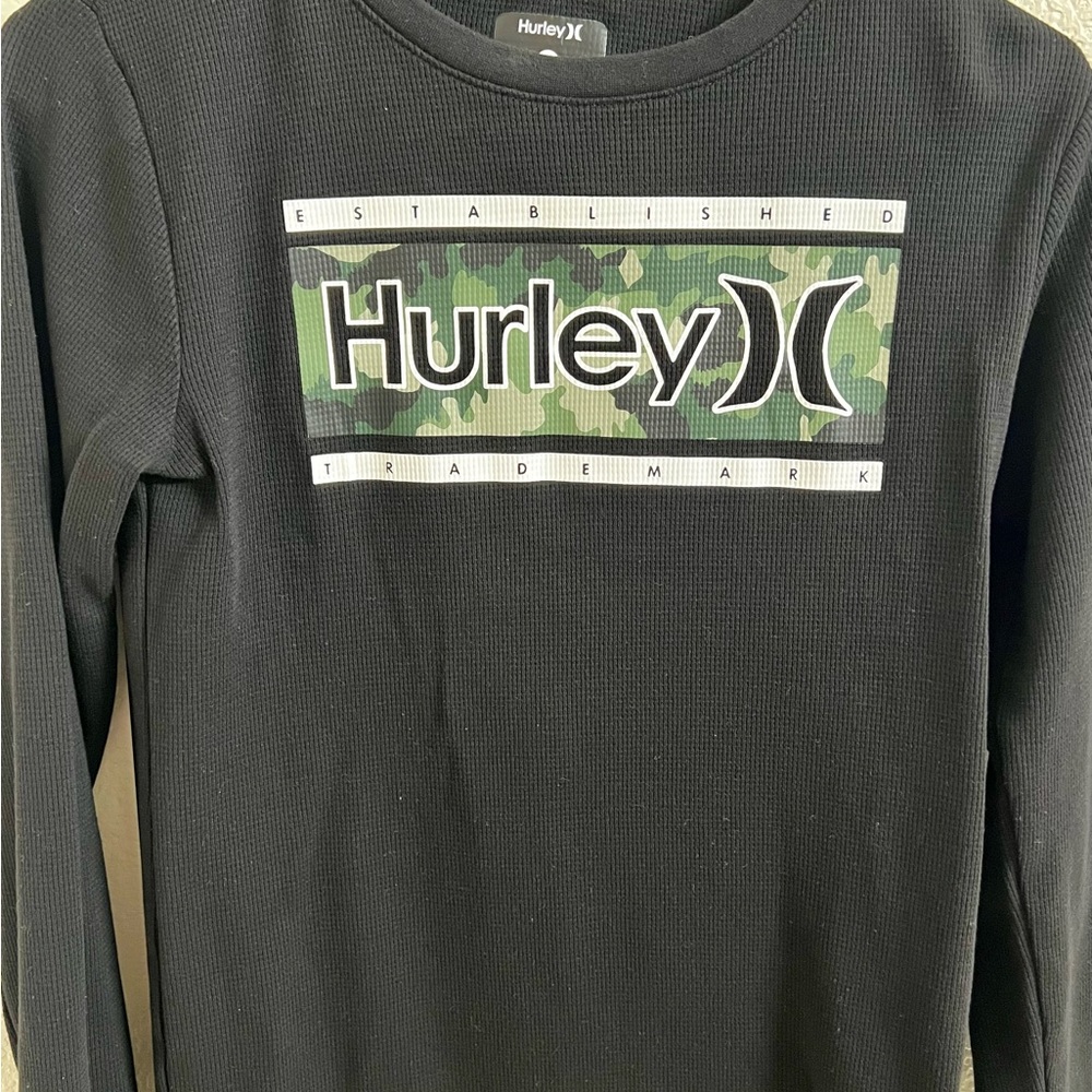 Hurley Black Knit Fabric